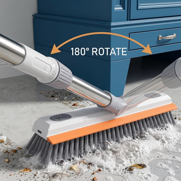 3 in 1 Cleaning Brush with Wiper | Double Side