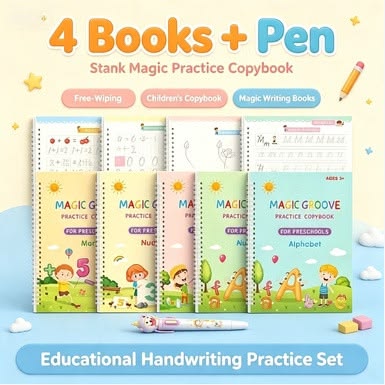 Sank Magic Practice Copybook Set – 4