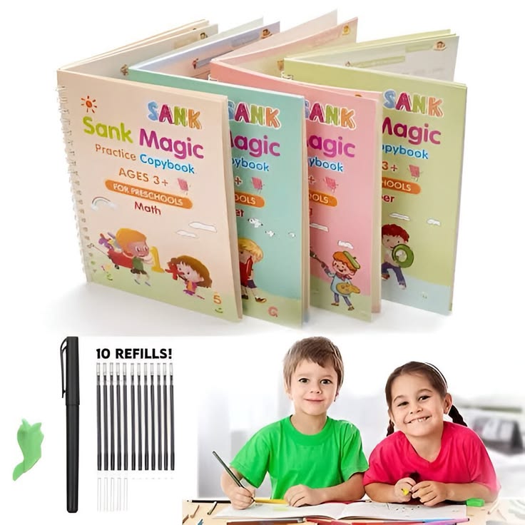 Sank Magic Practice Copybook Set – 4