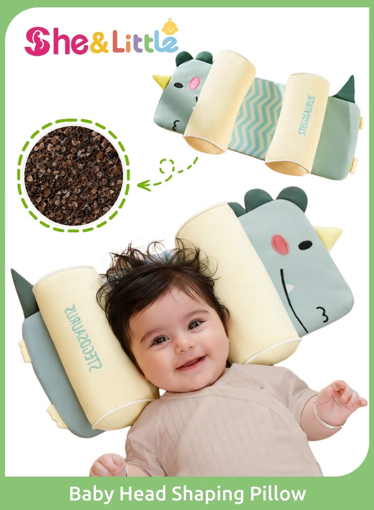 Adjustable Newborn Baby Head Shaping Pillow