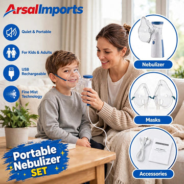 Portable Mesh Nebulizer for Adults & Kids