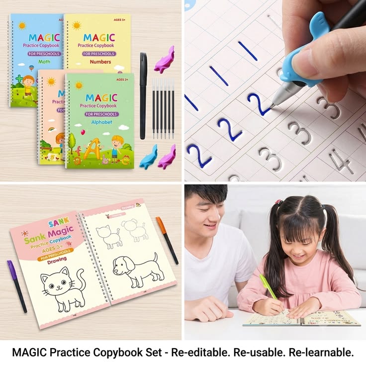 Sank Magic Practice Copybook Set – 4
